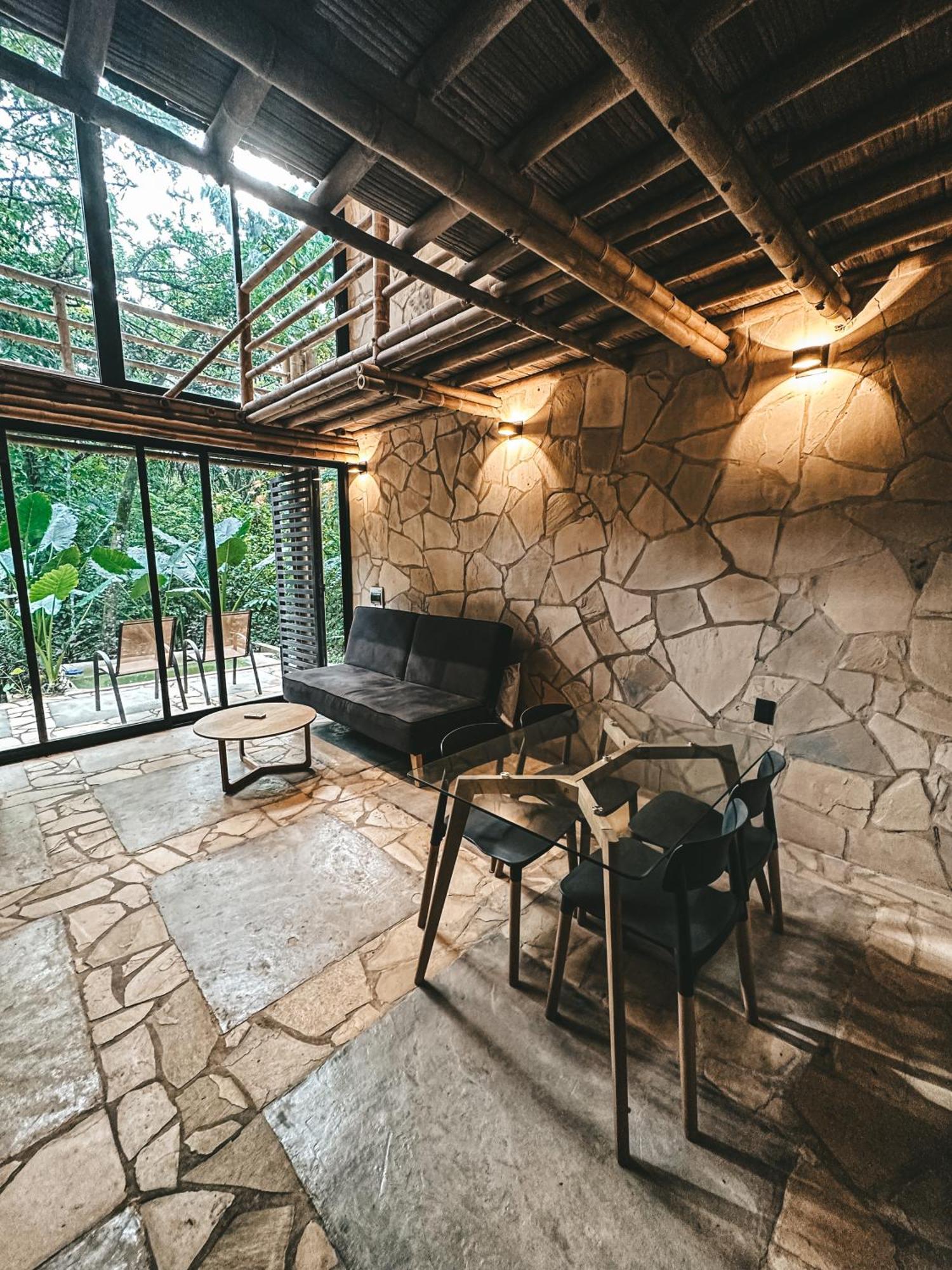 Cabana De Bambu En La Selva Паленке Екстериор снимка